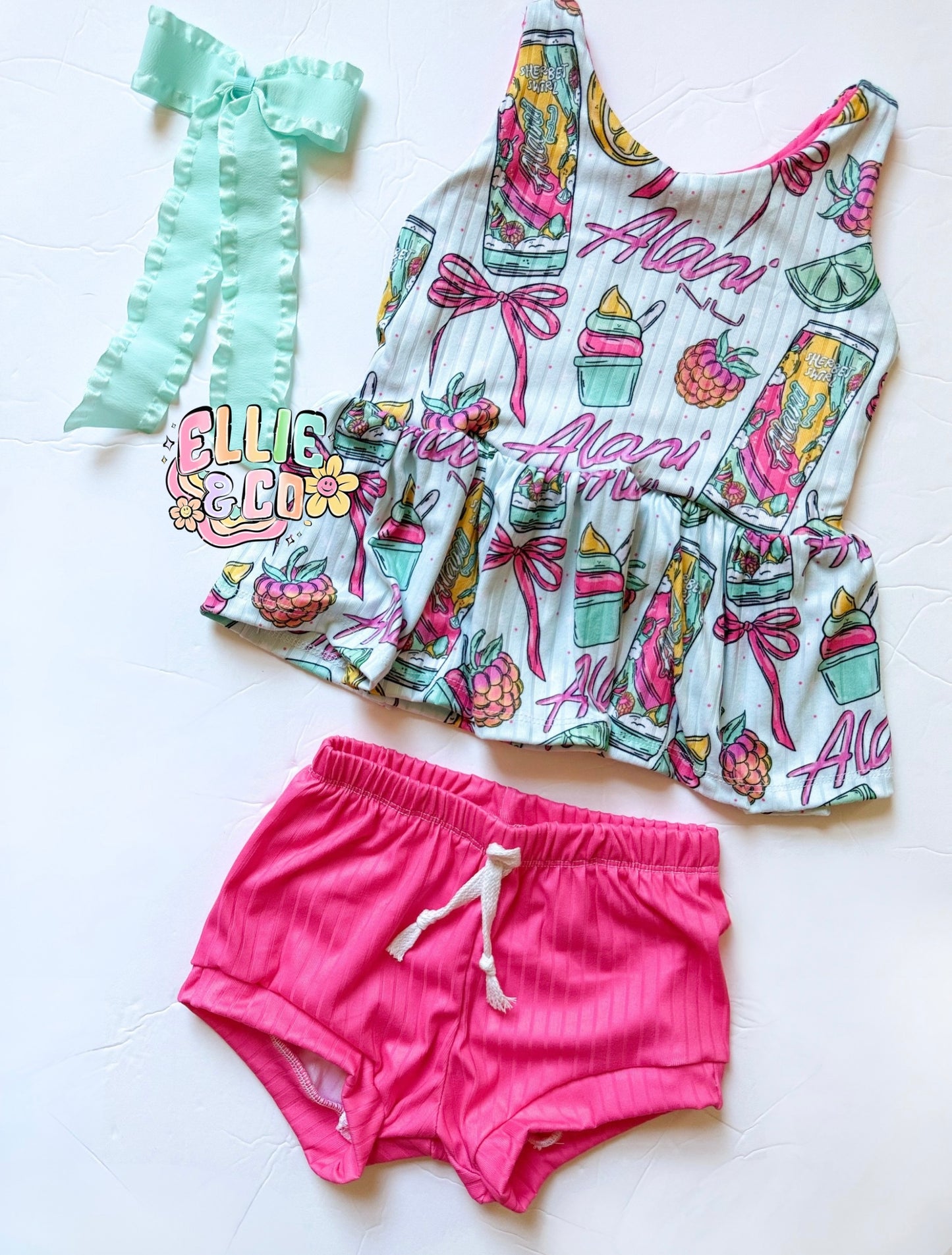 3T Peplum Set (RTS)