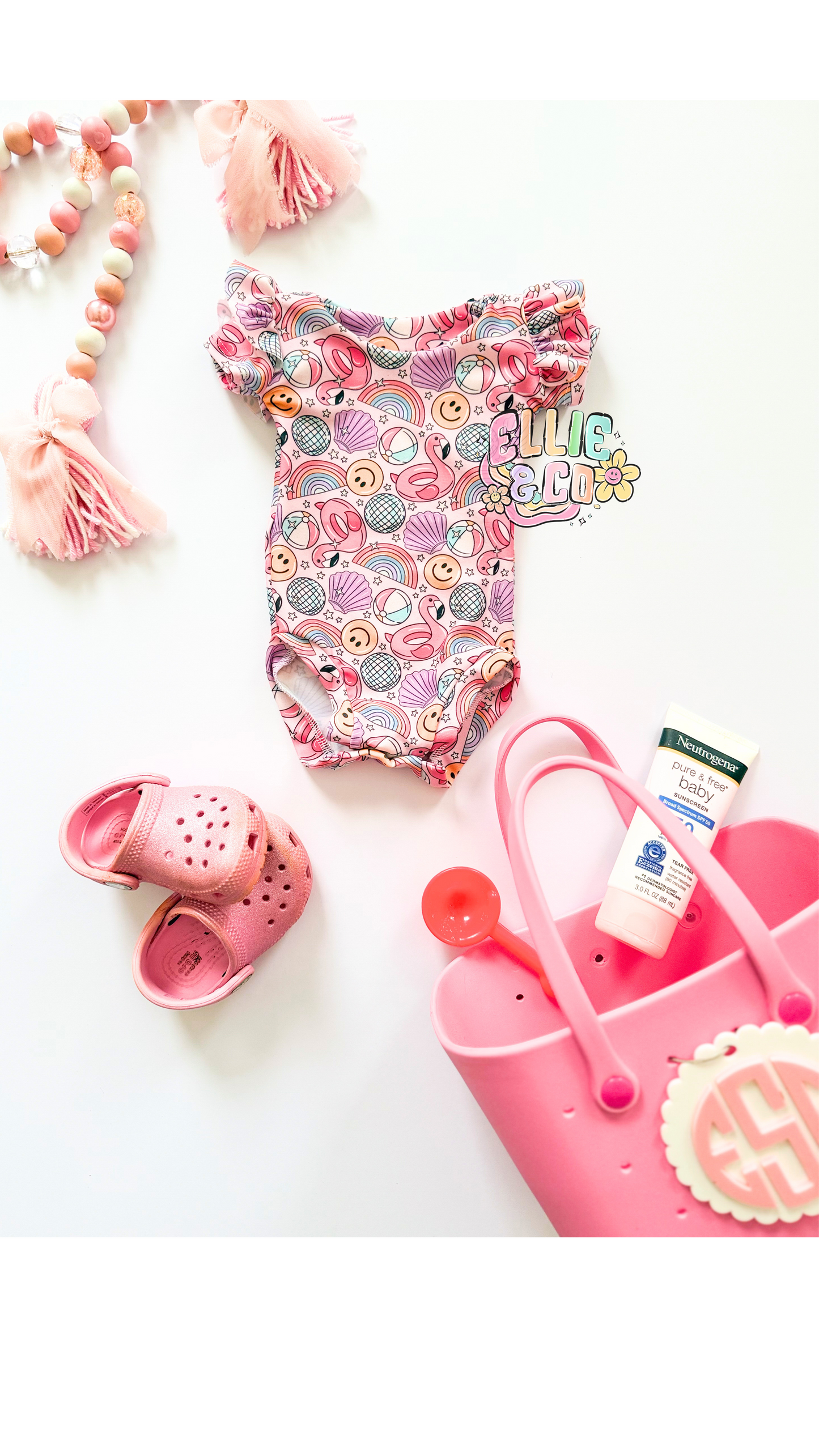 0-3M Swimsuit (w/snaps) (RTS)