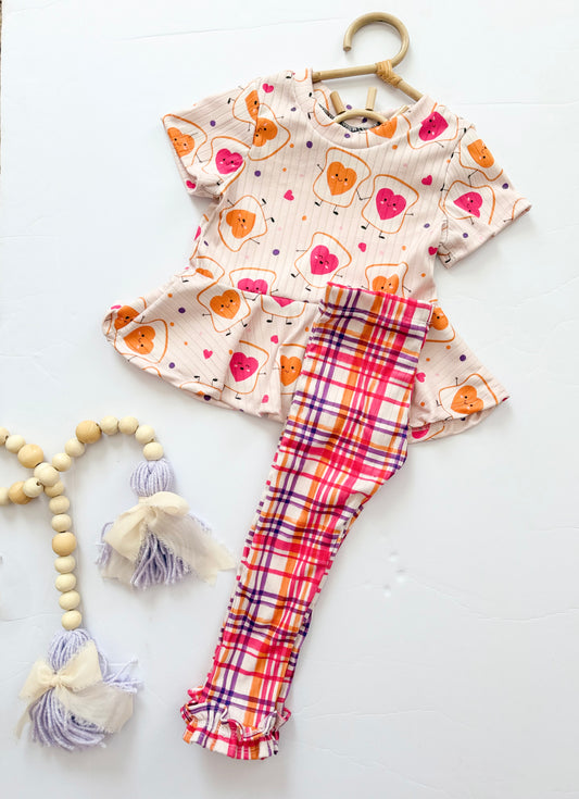 24M Ruthie Ruffled Legging Set (RTS)