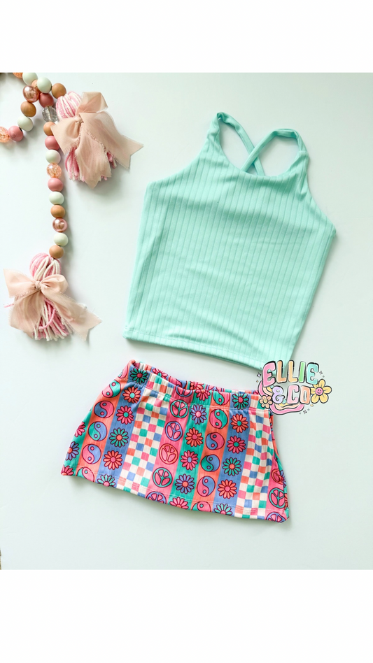 2T Fitted Skirt Set (RTS)
